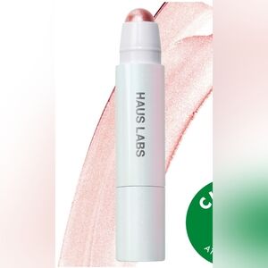 Haus Labs By Lady Gaga BIO-RADIANT GLASSY HIGHLIGHTER BALM Glassy Pink Opal.